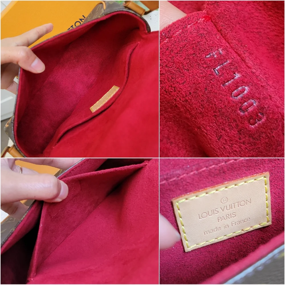 VERY CUTE ❤️Authentic LOUIS VUITTON Tambourine Shoulder/Crossbody Bag Monogram